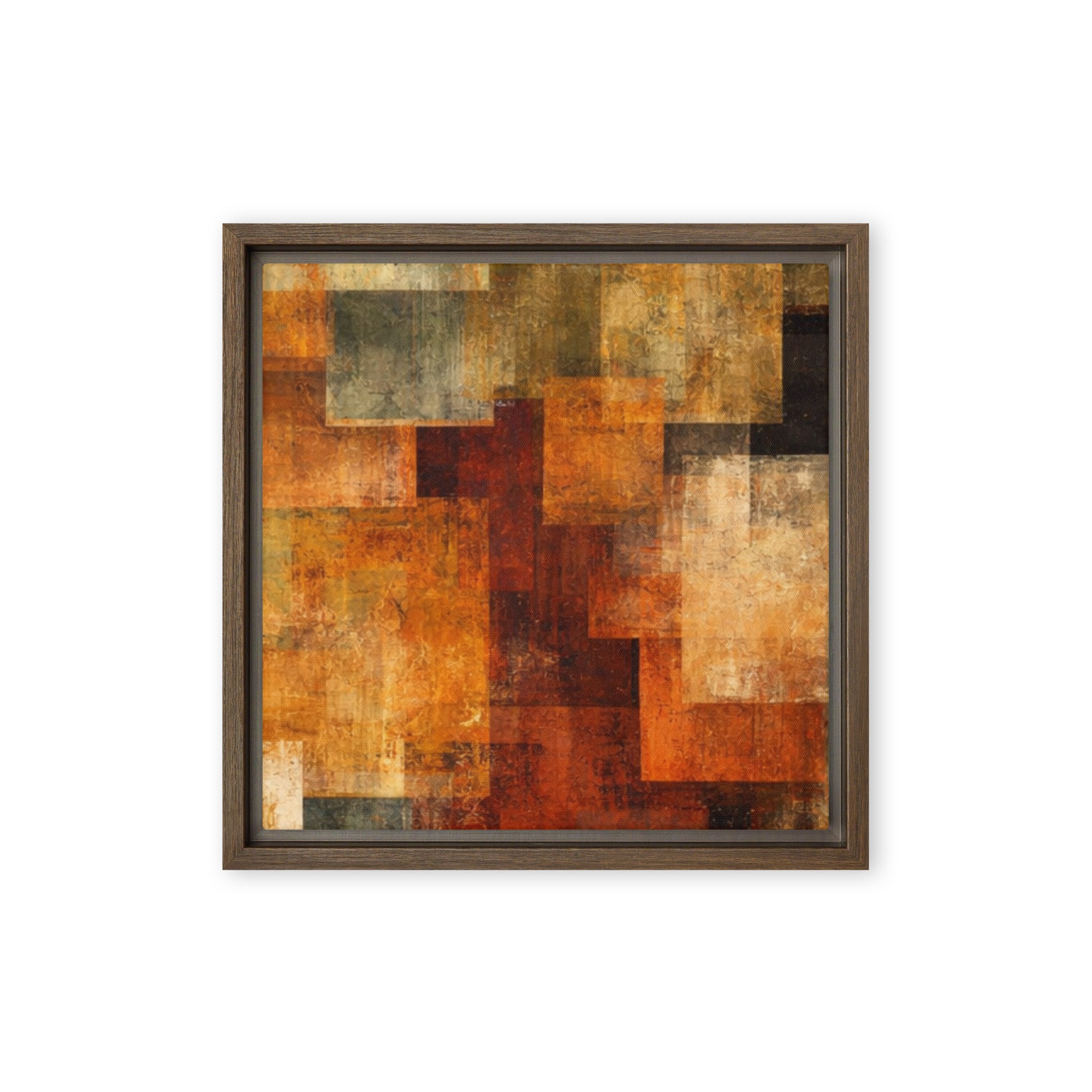 Harvest wall art product image as a framed canvas print in black frame, 24 x 32 inch large size