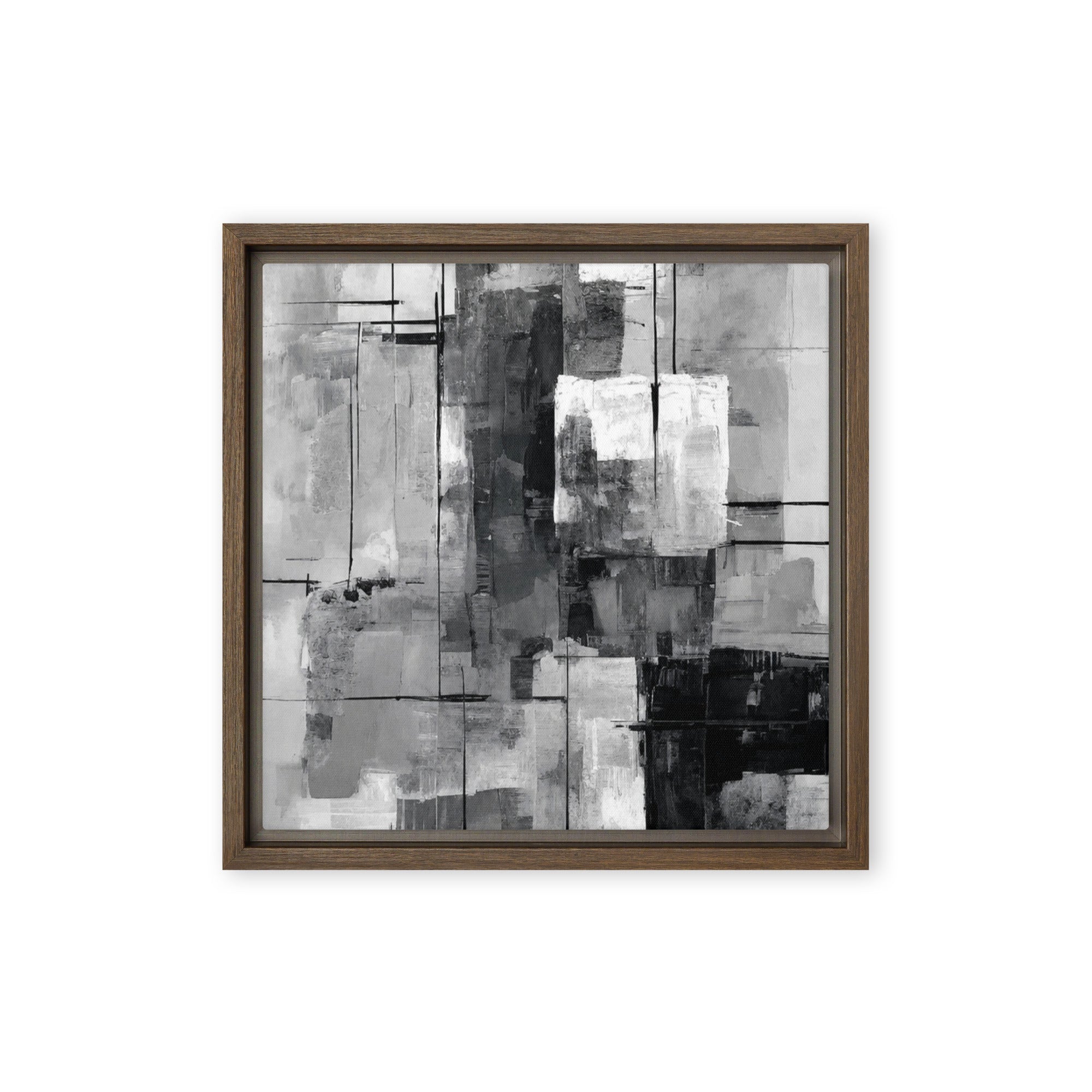 Align wall art product image as a framed canvas print in black frame, 24 x 32 inch large size