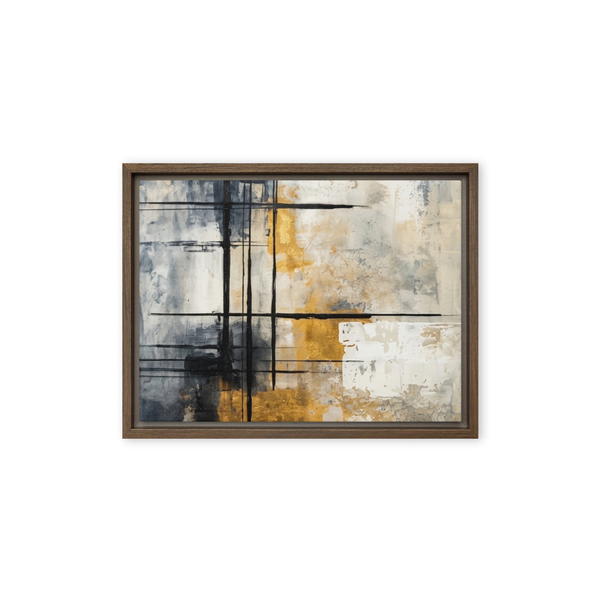 Elite wall art product image as a framed canvas print in black frame, 24 x 36 inch statement piece