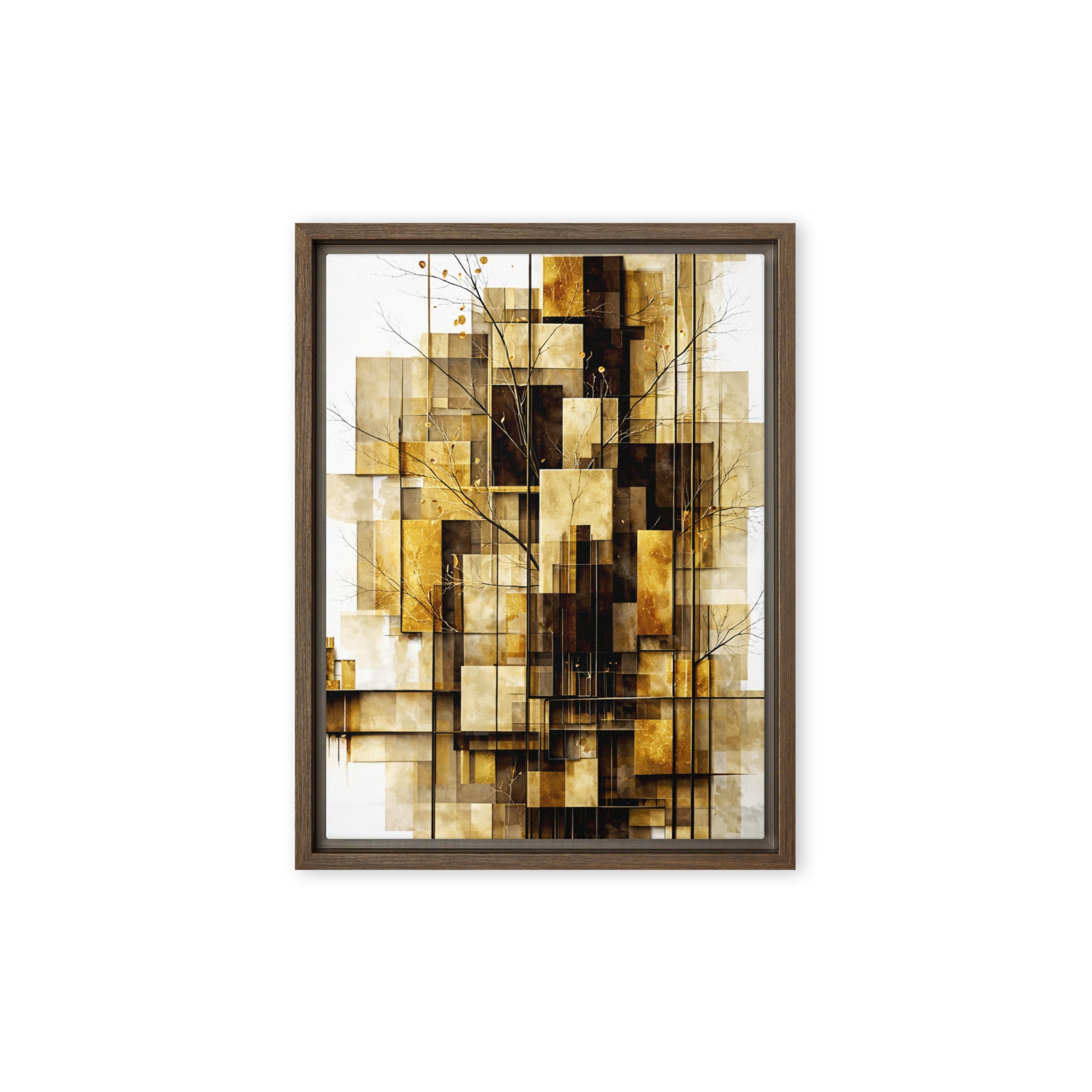 Altin framed canvas print wall display image in black frame, 16 x 20 inch universal size