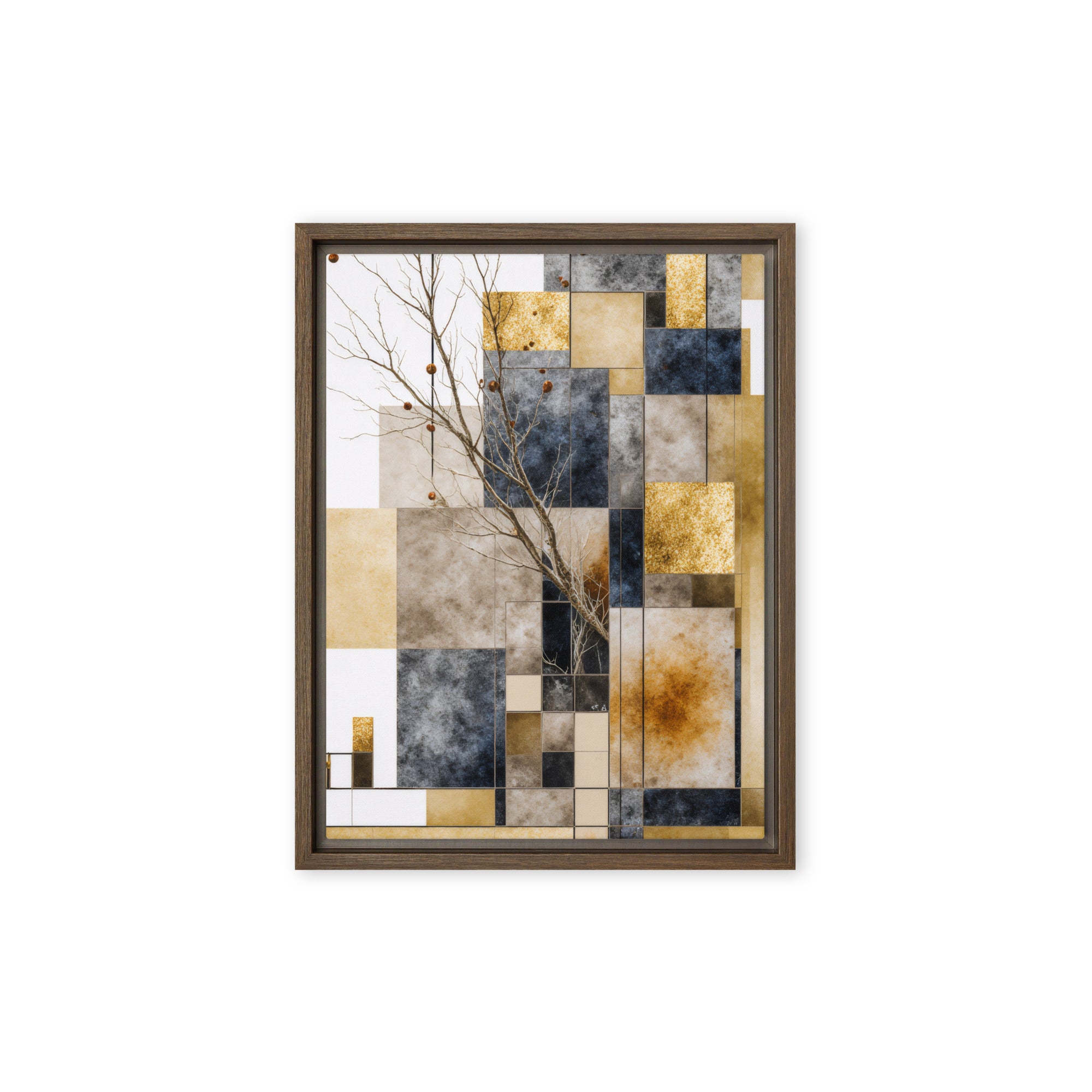 Scorie framed canvas print image for product listing in black frame, 20 x 30 inch large size