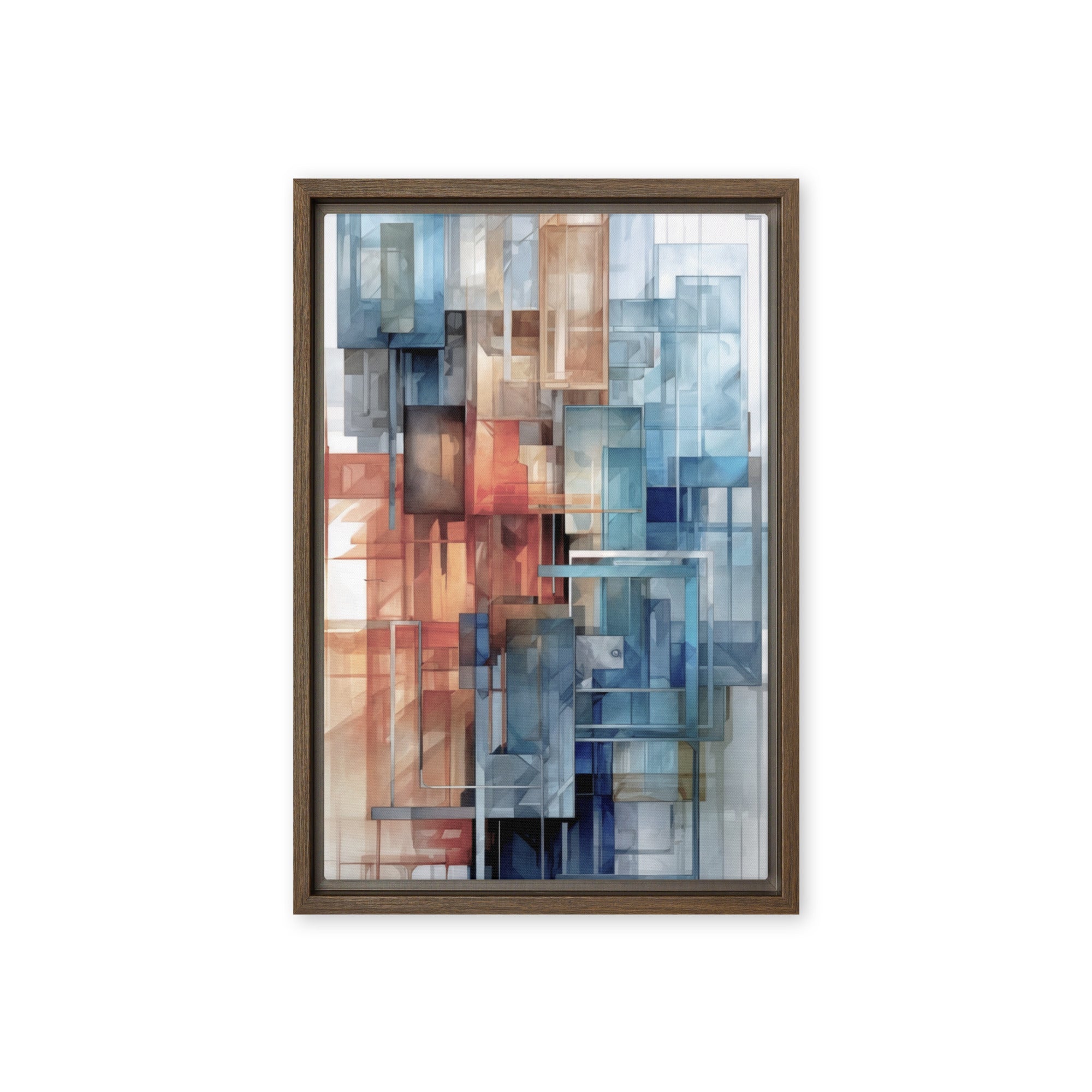 Future framed canvas print front-facing product image in black frame, 20 x 30 inch large size