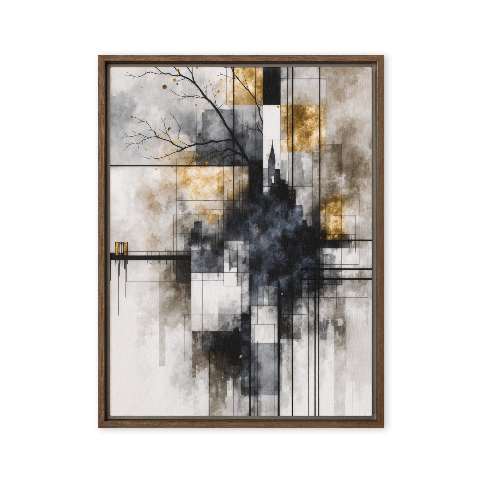 Brasier framed canvas print image for product listing in white frame, 8 x 10 inch universal size