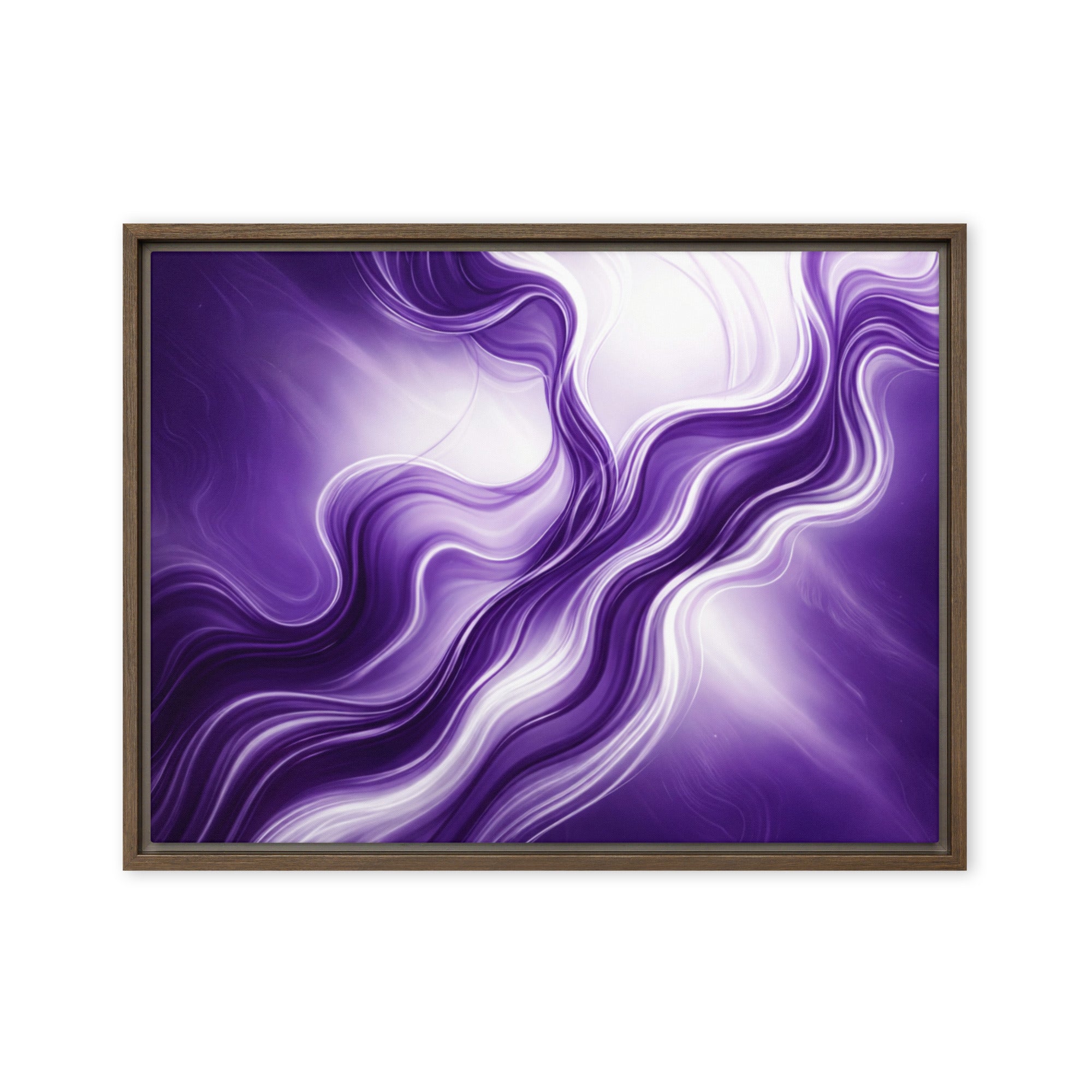 Silk framed canvas print image for product listing in white frame, 8 x 10 inch universal size