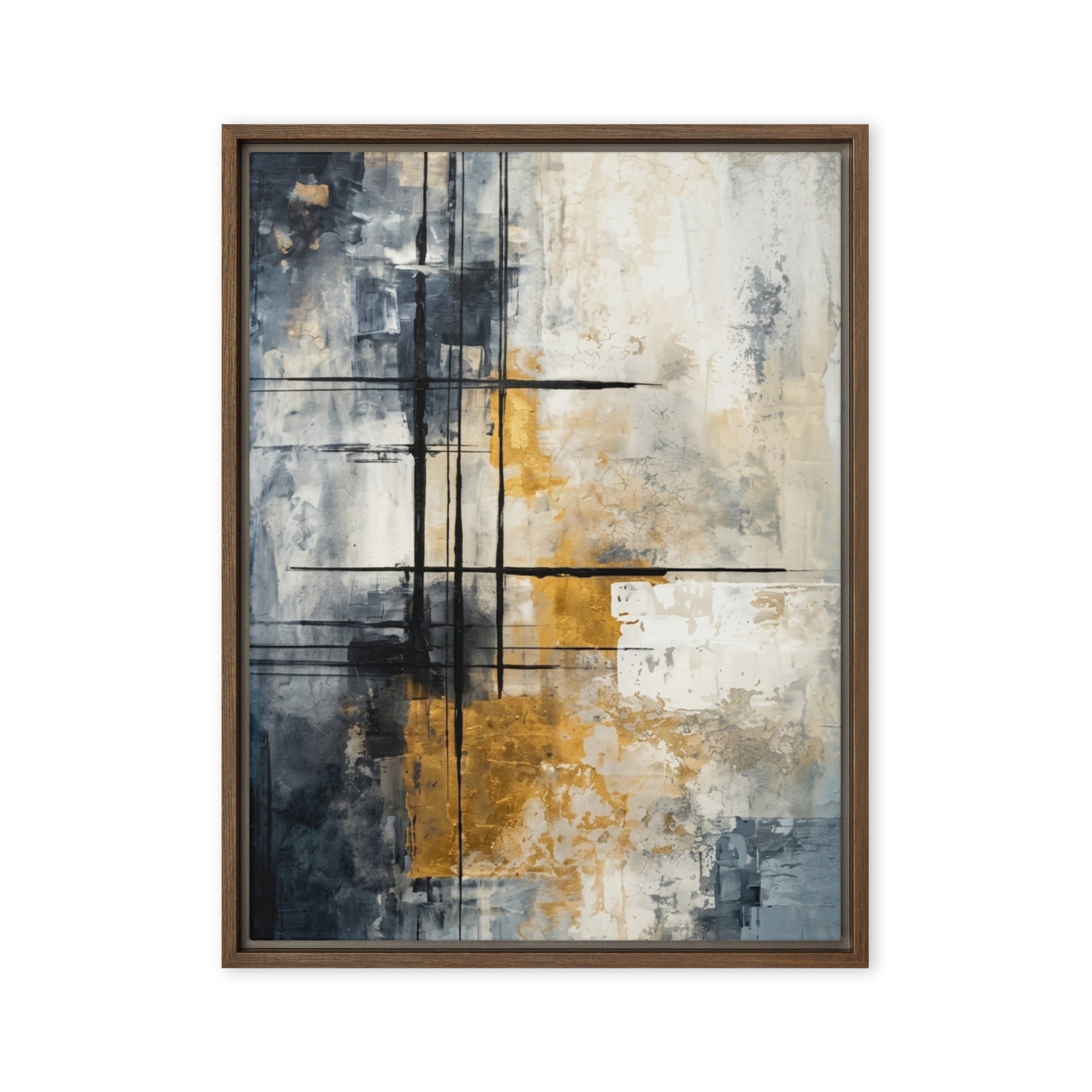 Elitist framed canvas print image for product listing in white frame, 8 x 10 inch universal size