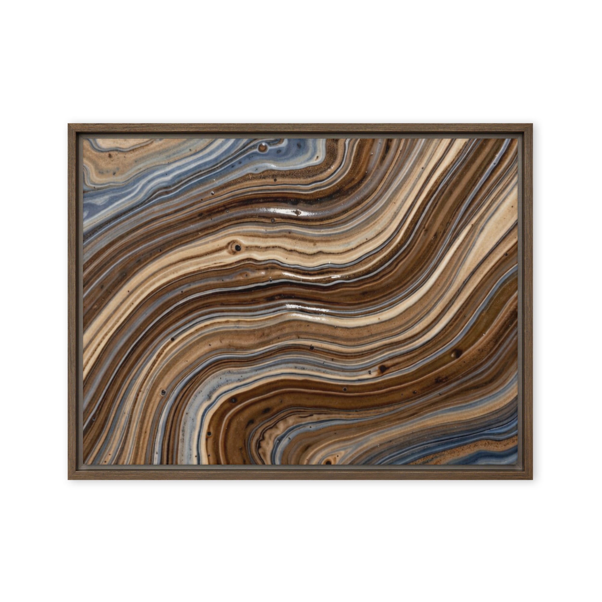 Dunes framed canvas print image for product listing in white frame, 8 x 10 inch universal size