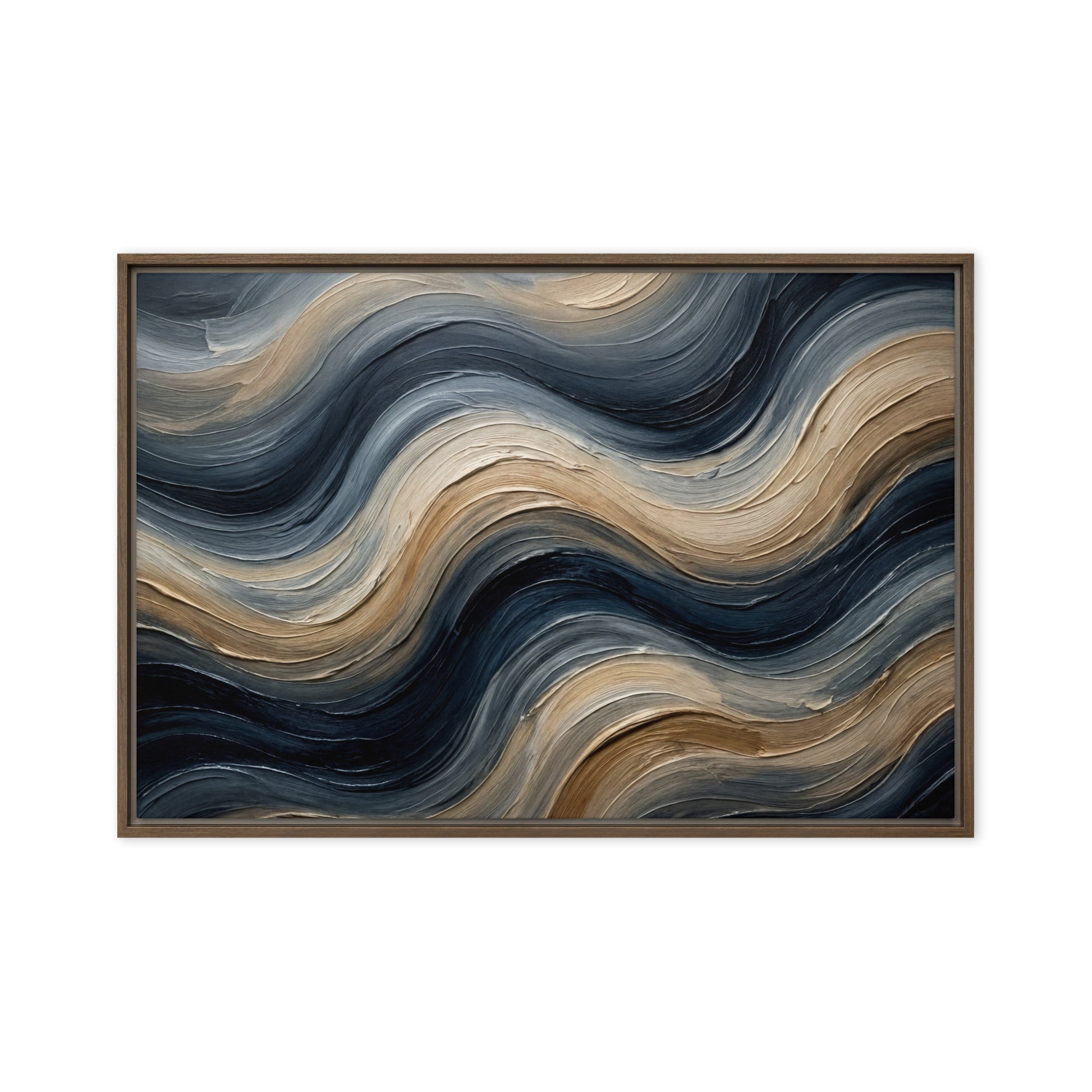 Conform wall art product image as a framed canvas print in white frame, 12 x 18 inch universal size