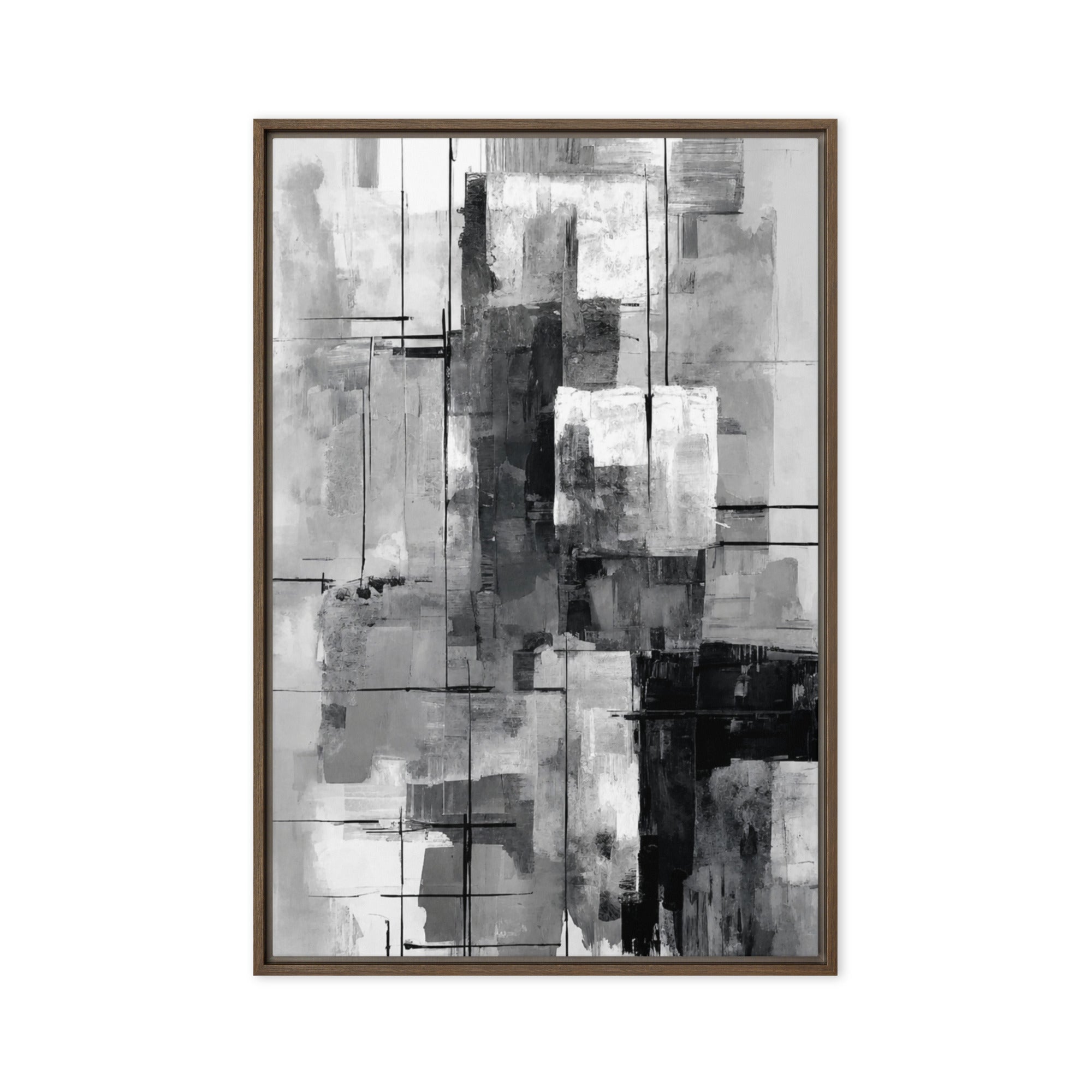 Align wall art product image as a framed canvas print in white frame, 12 x 18 inch universal size