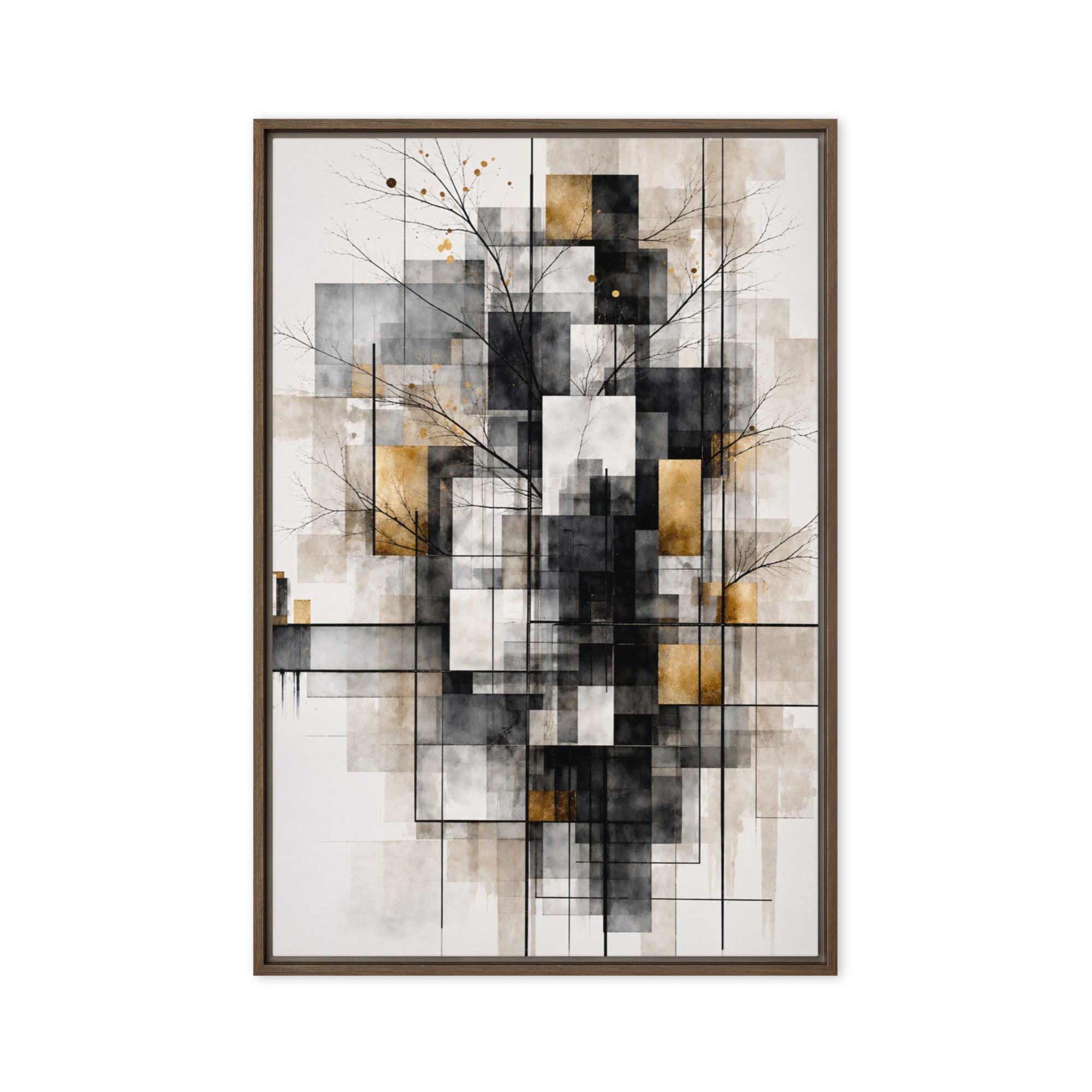 Avect wall art product image as a framed canvas print in white frame, 12 x 18 inch universal size