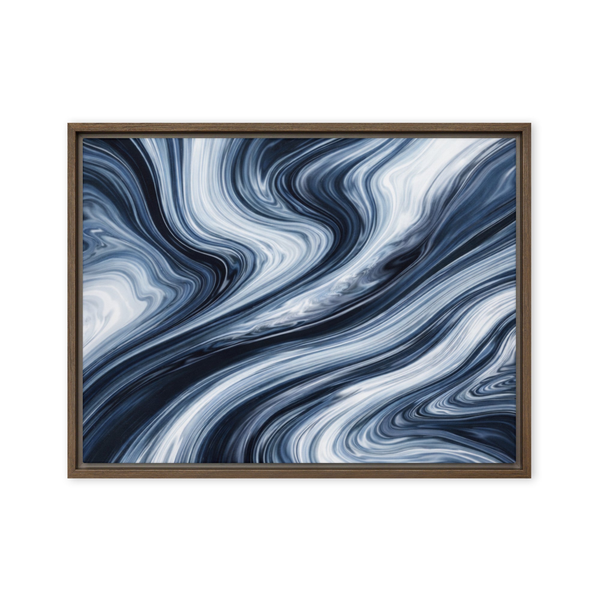 Vision framed canvas print image for product listing in white frame, 20 x 28 inch large size
