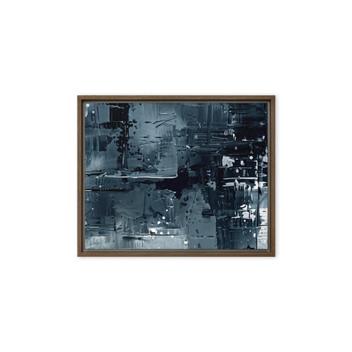 Amidst wall art product image as a framed canvas print in black frame, 9 x 12 inch universal size