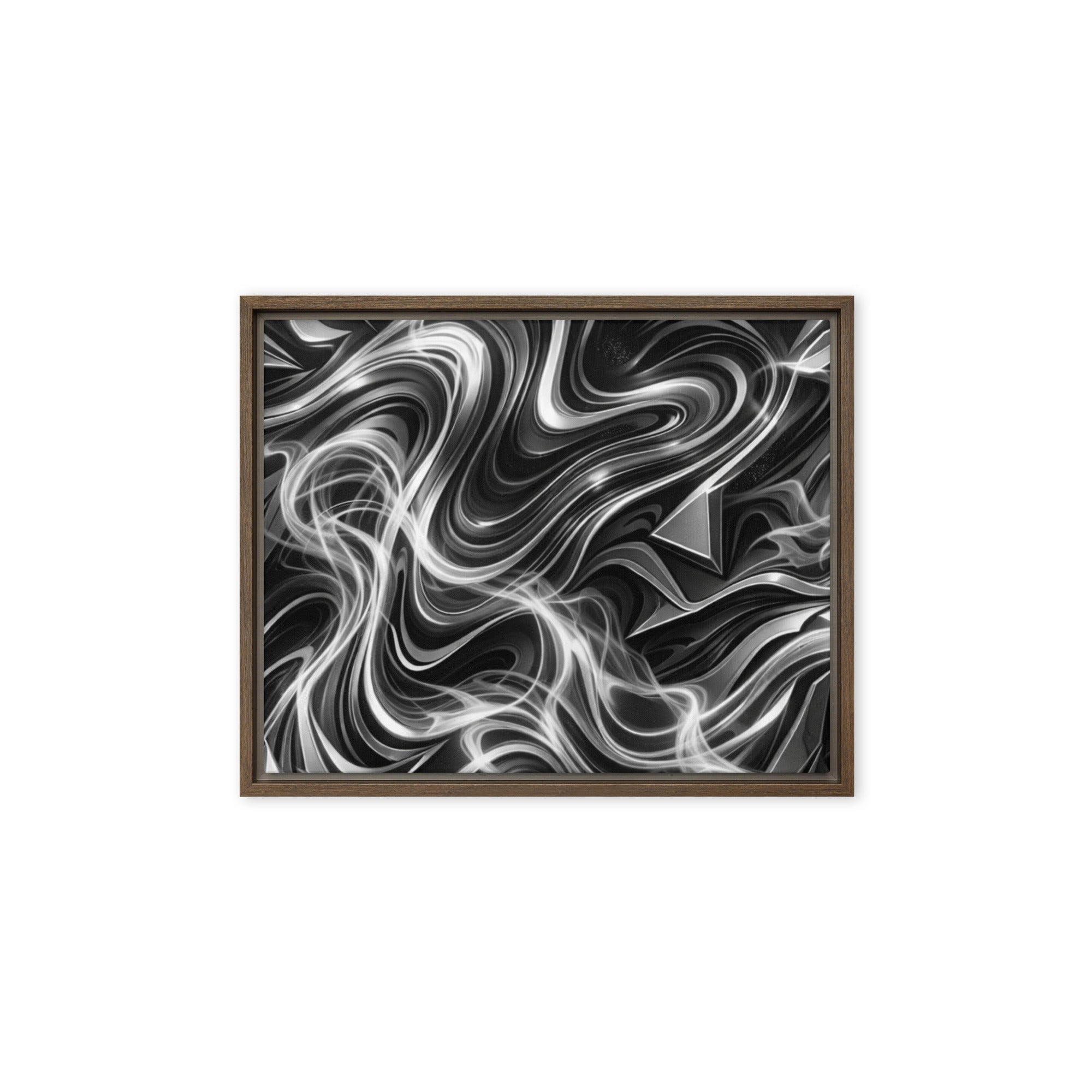 Edge framed canvas print front-facing product image in black frame, 11 x 14 inch universal size