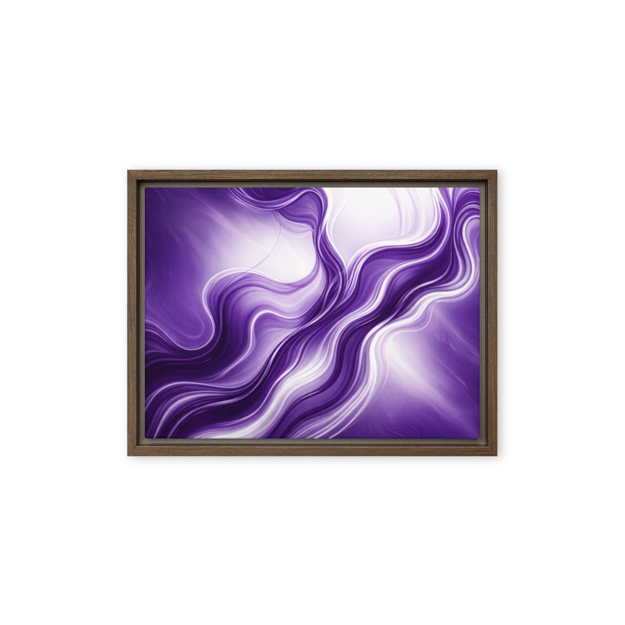 Silk framed canvas print image for product listing in black frame, 16 x 16 inch universal size