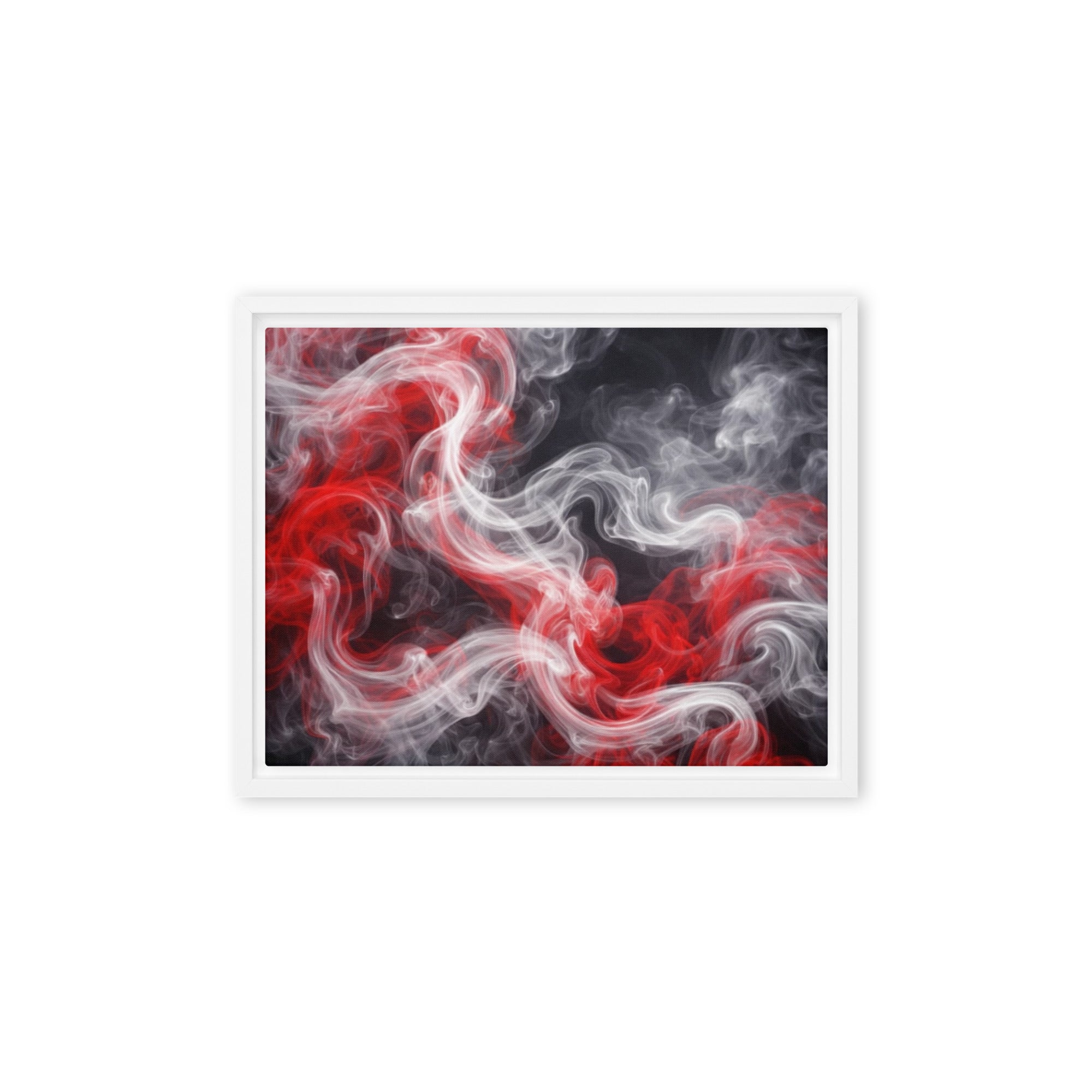 Charged framed canvas print front-facing product image in 11 x 14 inch universal size