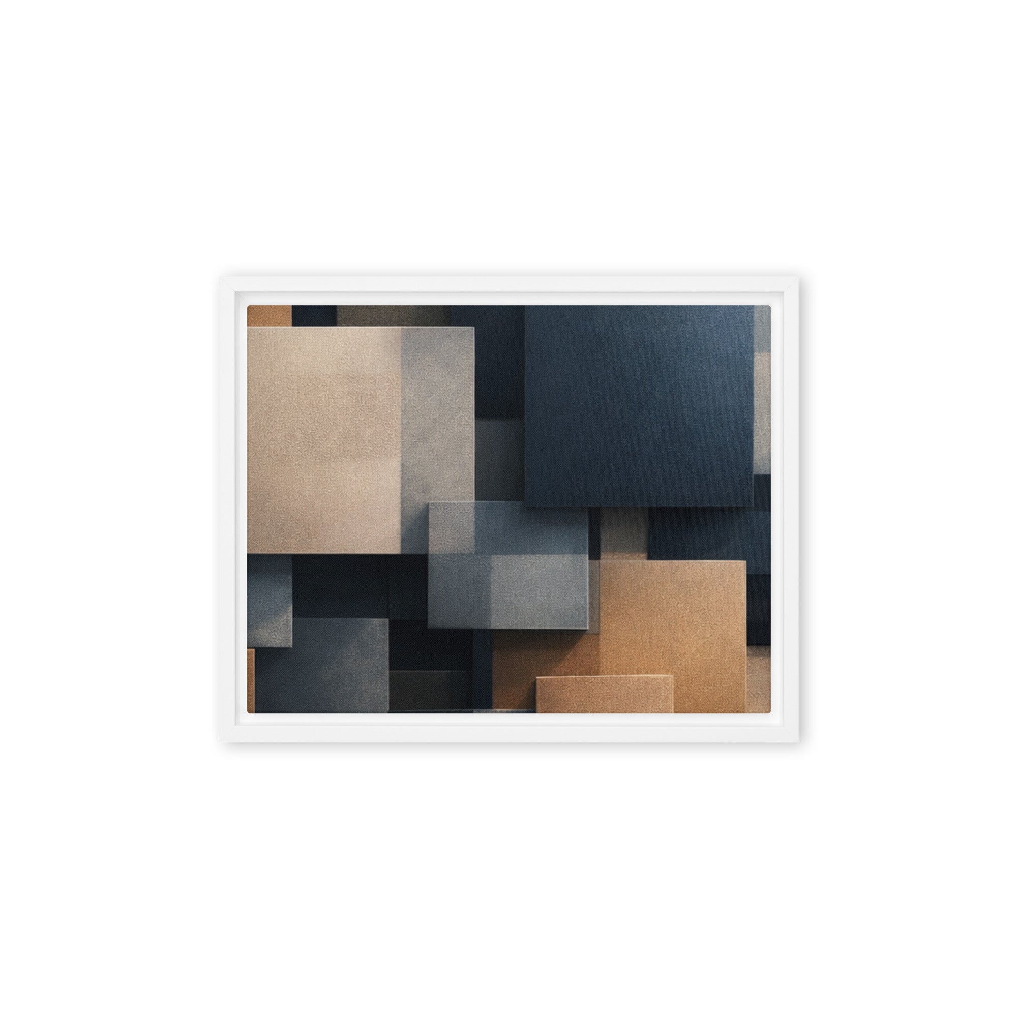 Monolith framed canvas print, front view in black frame, 18 x 24 inch large size