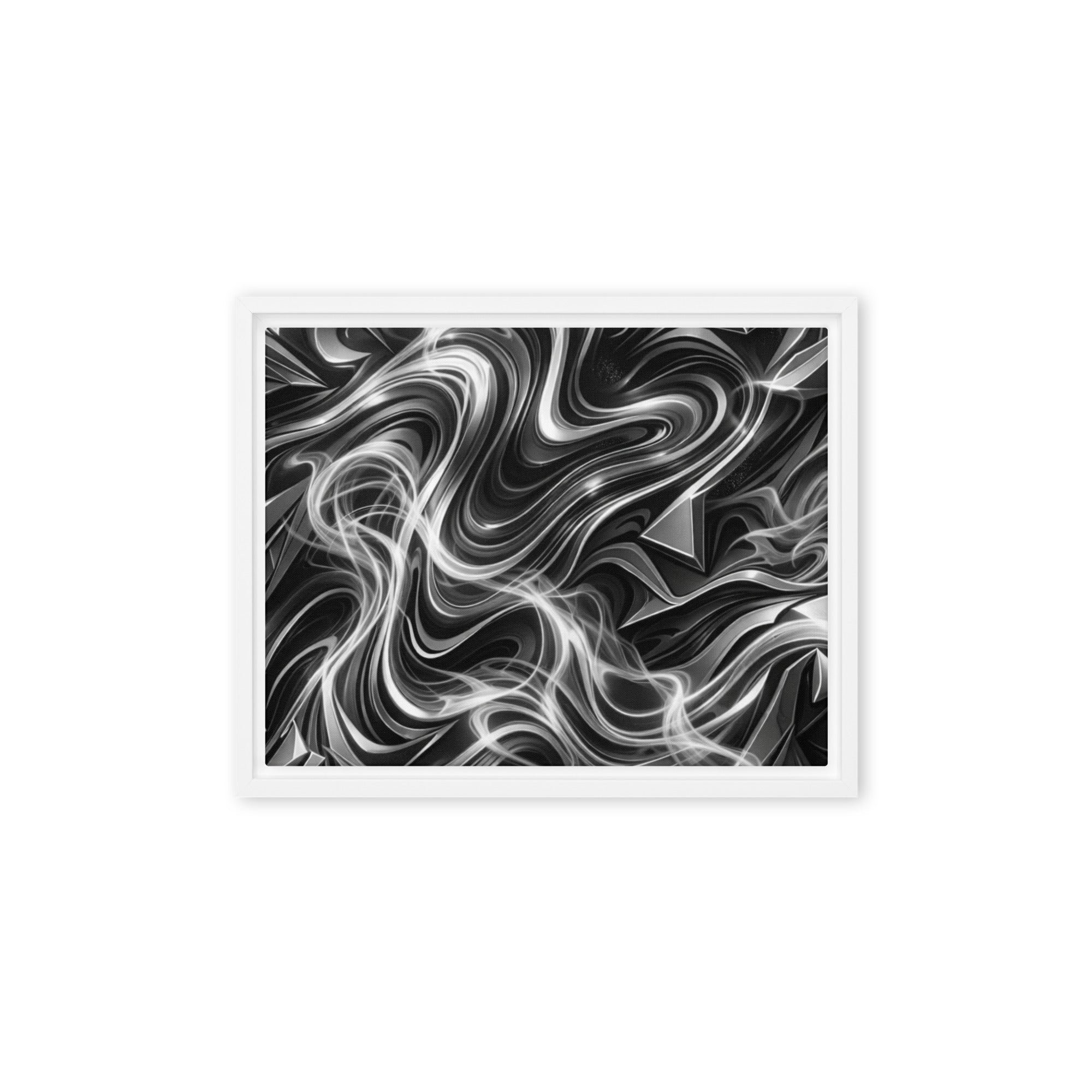 Edge framed canvas print product image in black frame, 20 x 28 inch large size