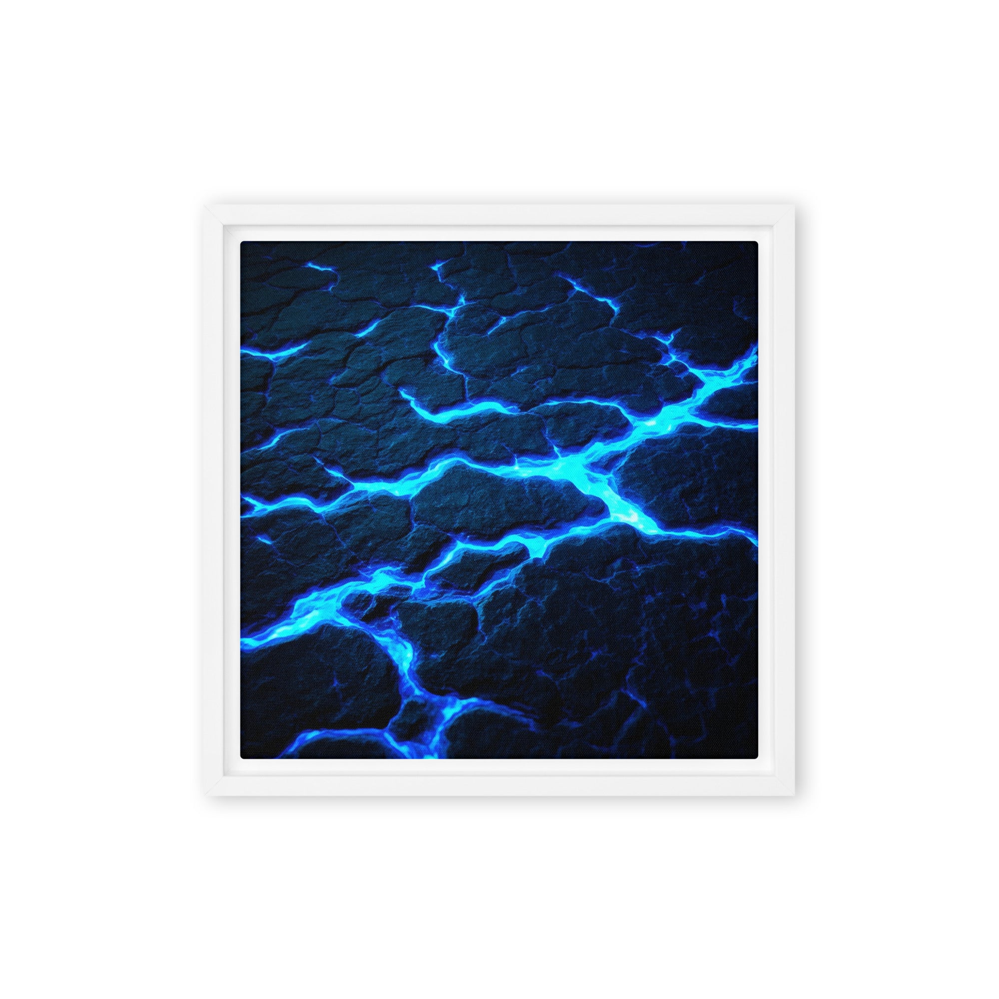 Dacite framed canvas print front-facing product image in black frame, 24 x 36 inch statement piece