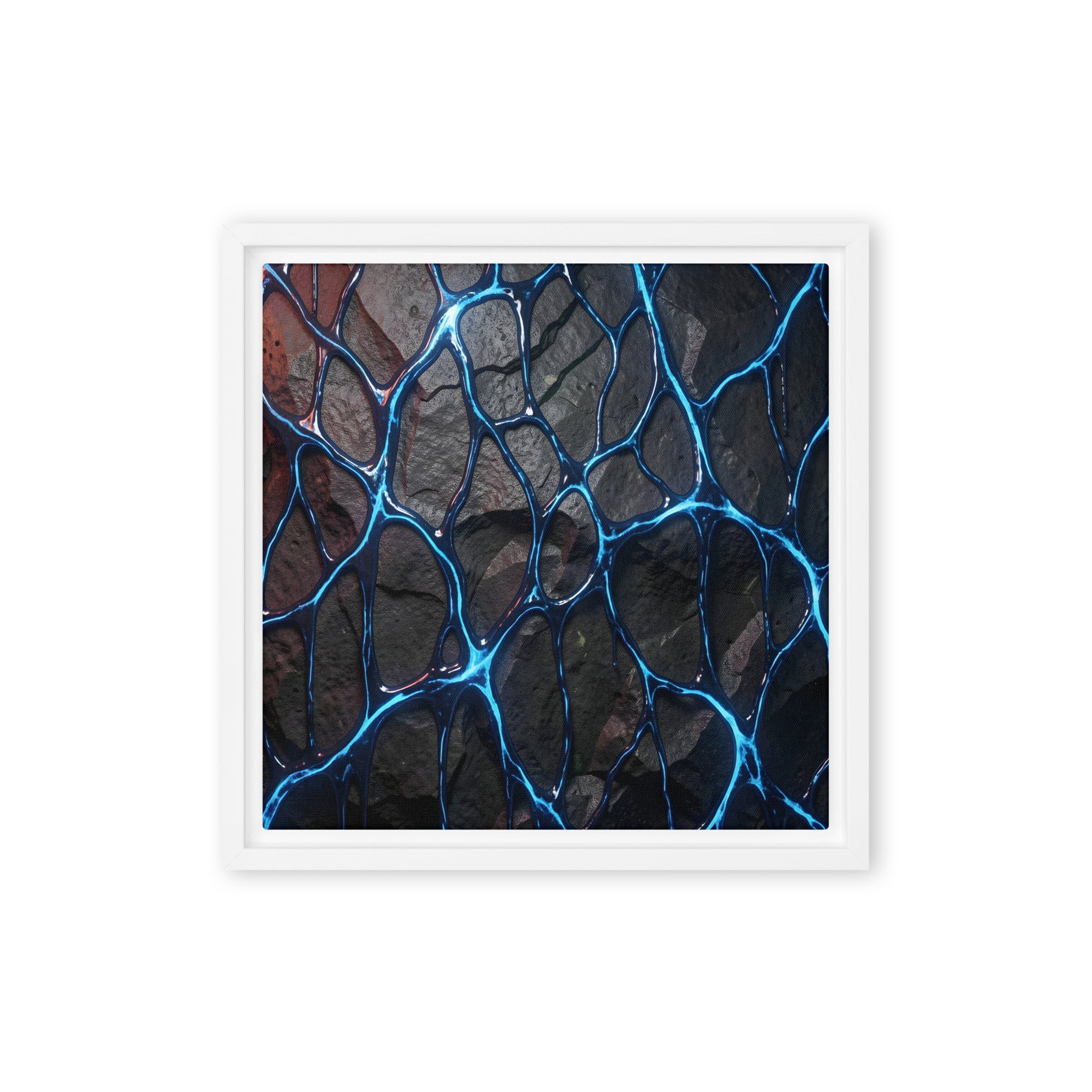 Magmatic framed canvas print front-facing product image in black frame, 24 x 36 inch statement piece