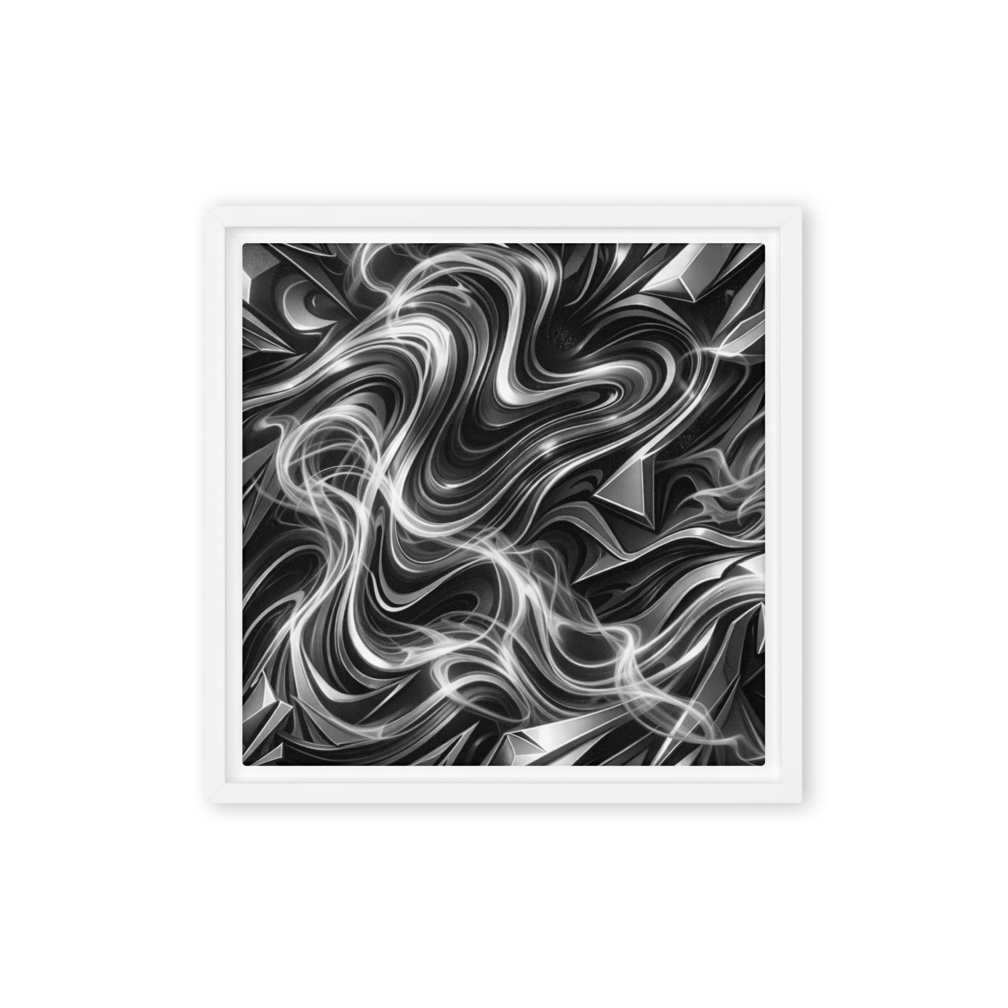 Edge framed canvas print front-facing product image in black frame, 24 x 36 inch statement piece