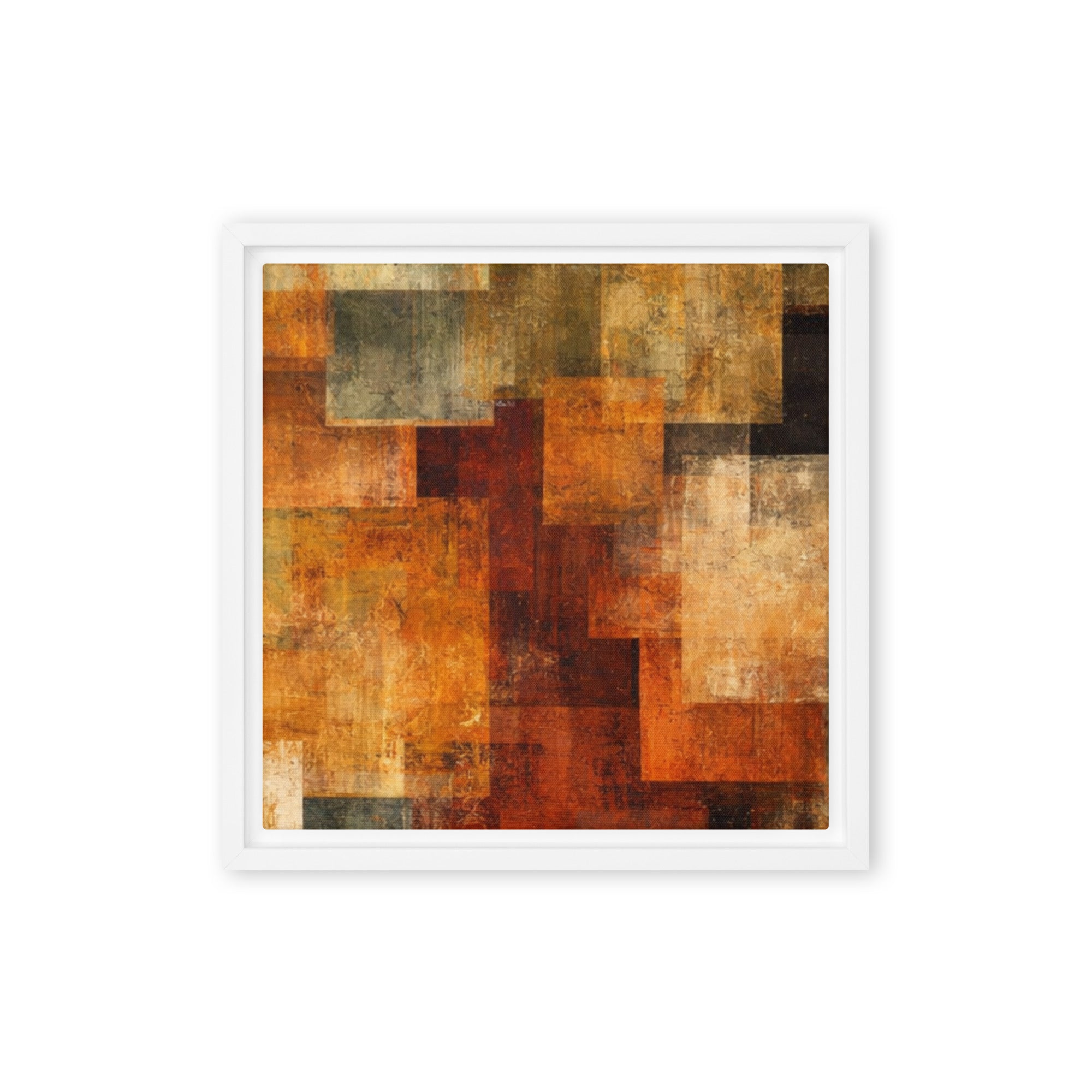 Harvest framed canvas print front-facing product image in black frame, 24 x 36 inch statement piece