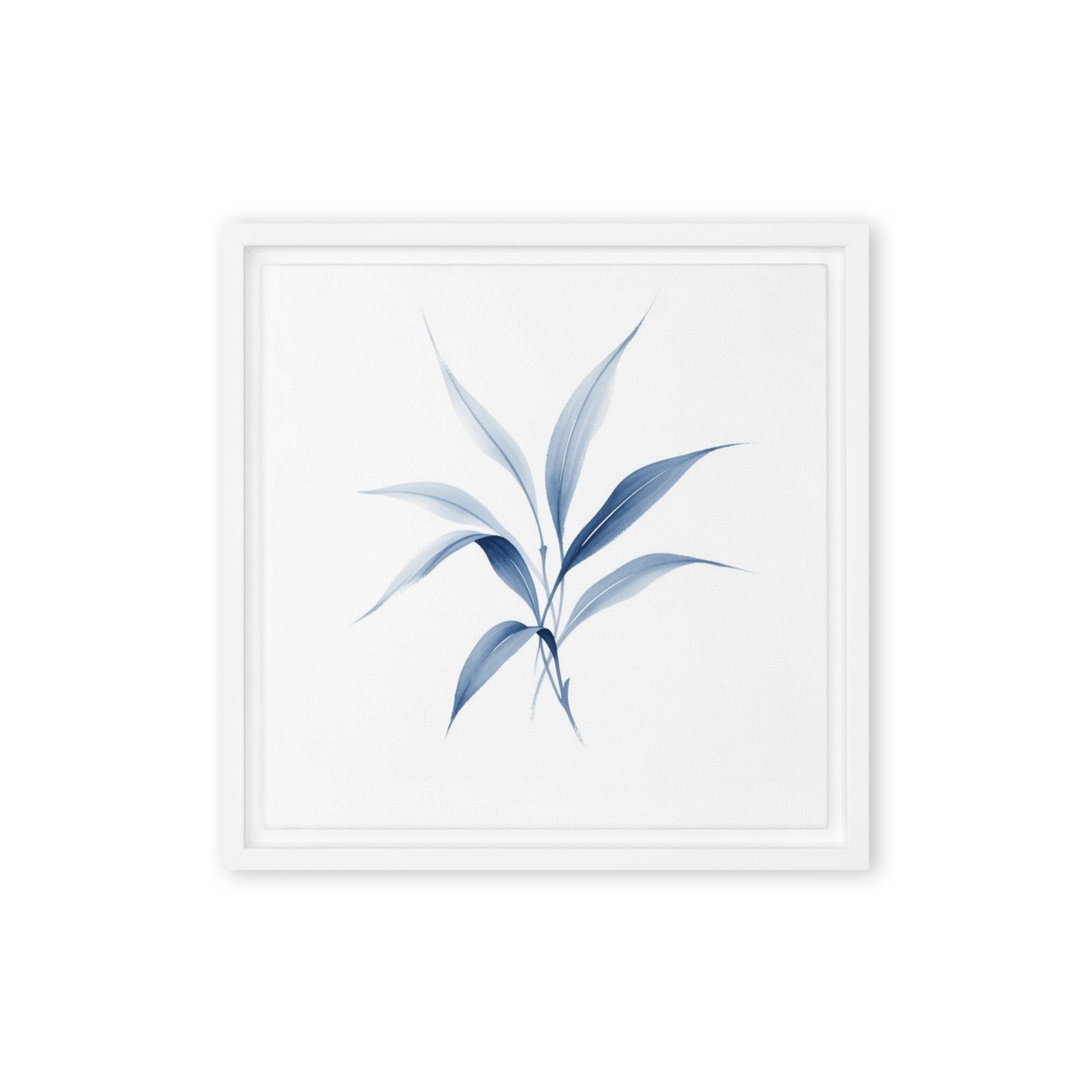 Slate XXI framed canvas print front-facing product image in white frame