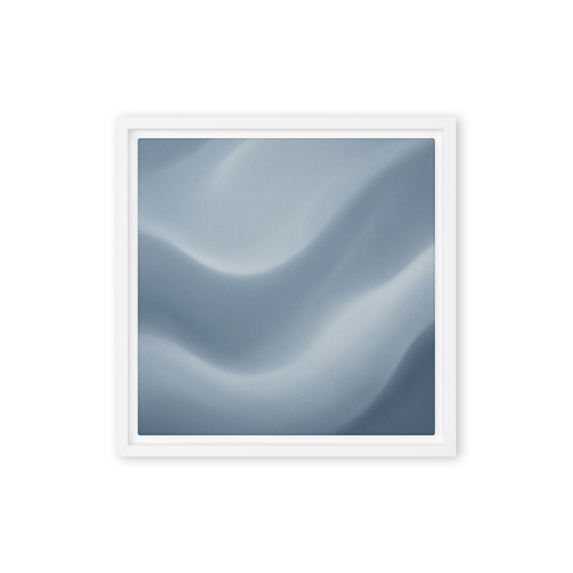 Slate XXIV framed canvas print front-facing product image in white frame