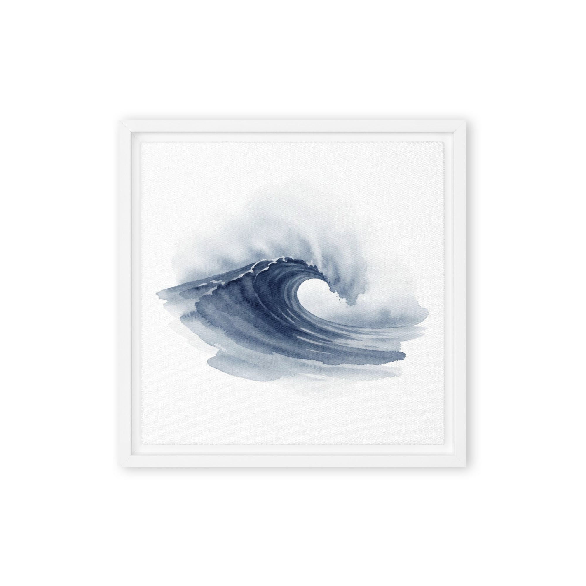 Slate XXXII framed canvas print front-facing product image in white frame
