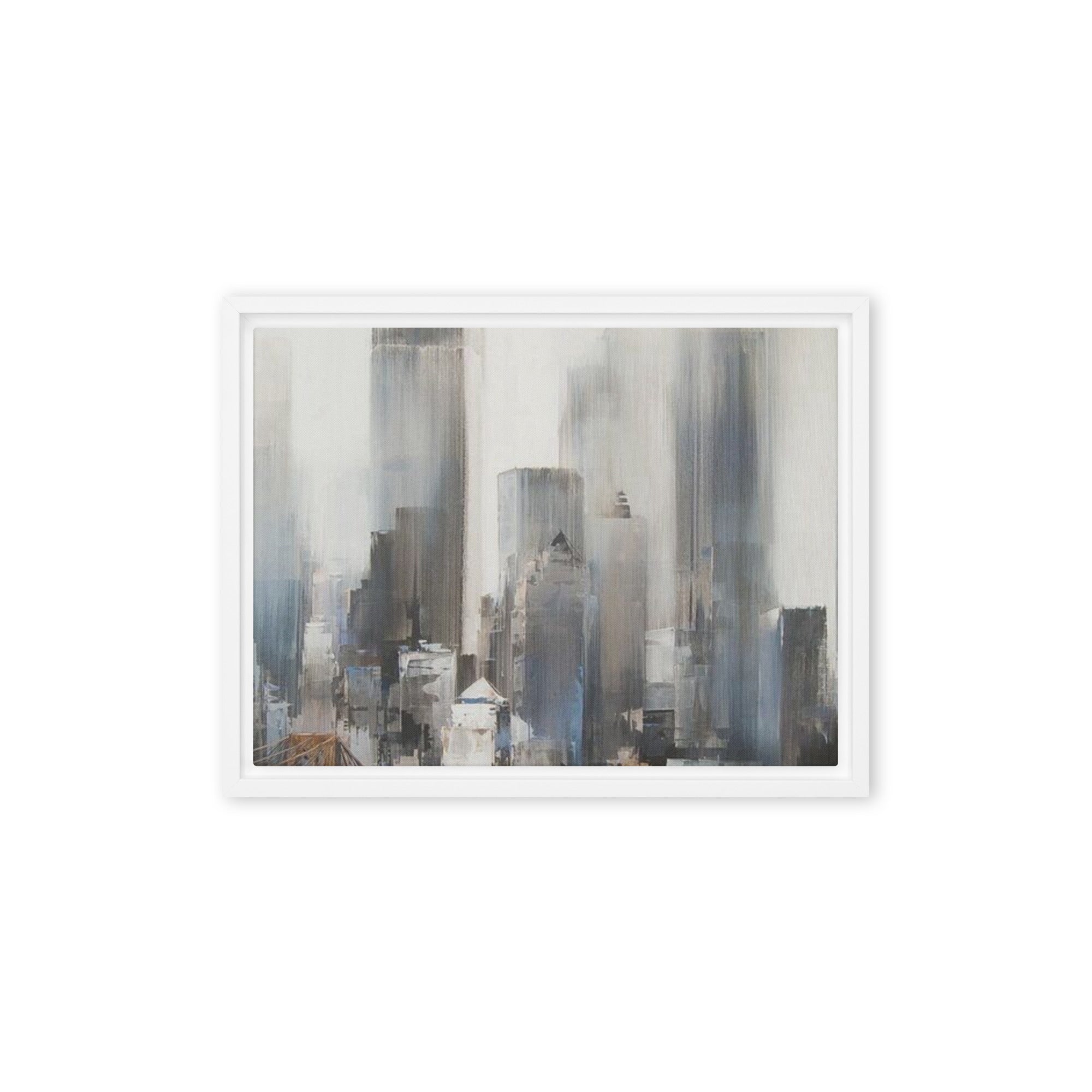 Vanguard framed canvas skyline product mockup