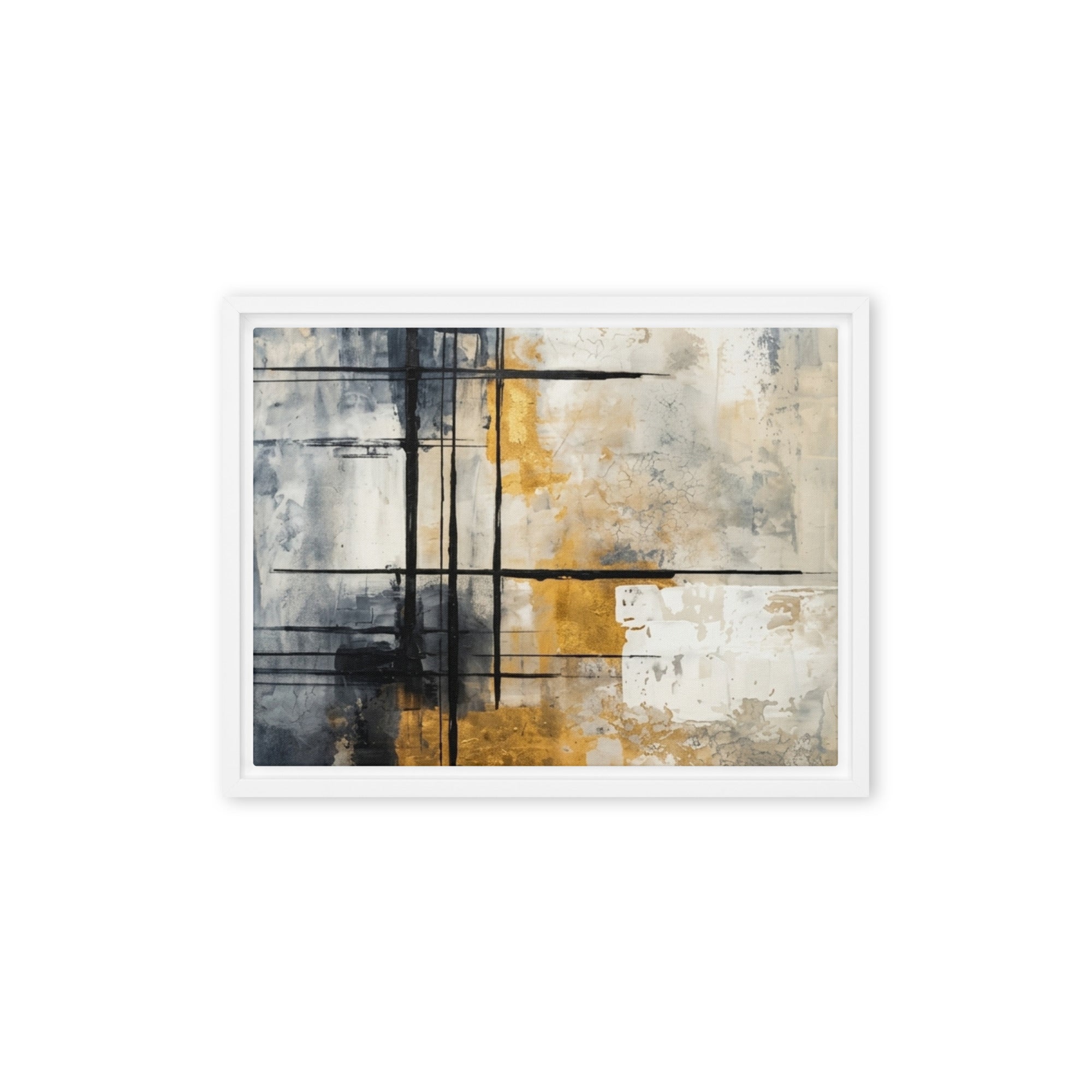 Elite framed canvas print front-facing product image in brown frame, 9 x 12 inch universal size