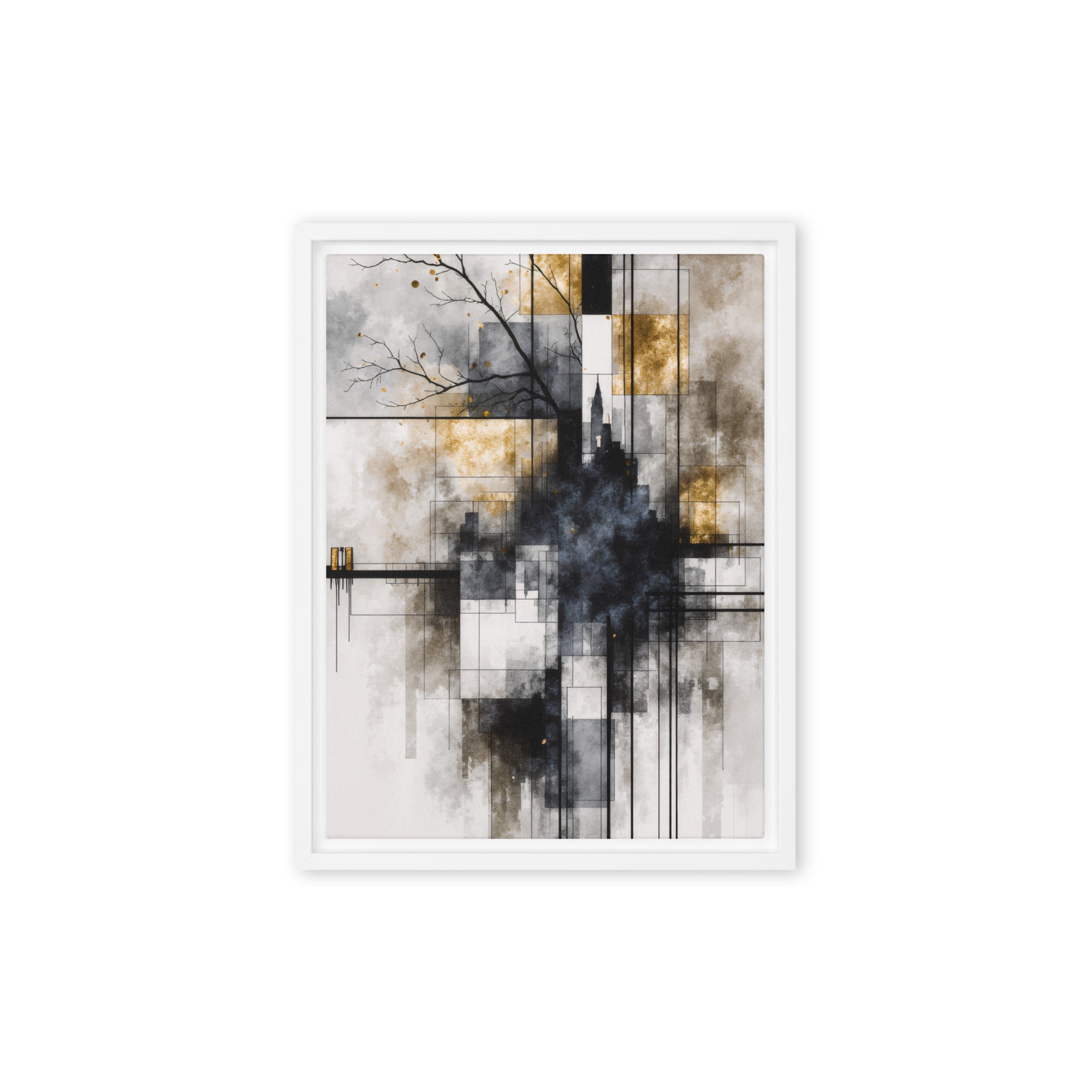 Alchemy framed canvas print image for product listing in brown frame, 12 x 12 inch universal size