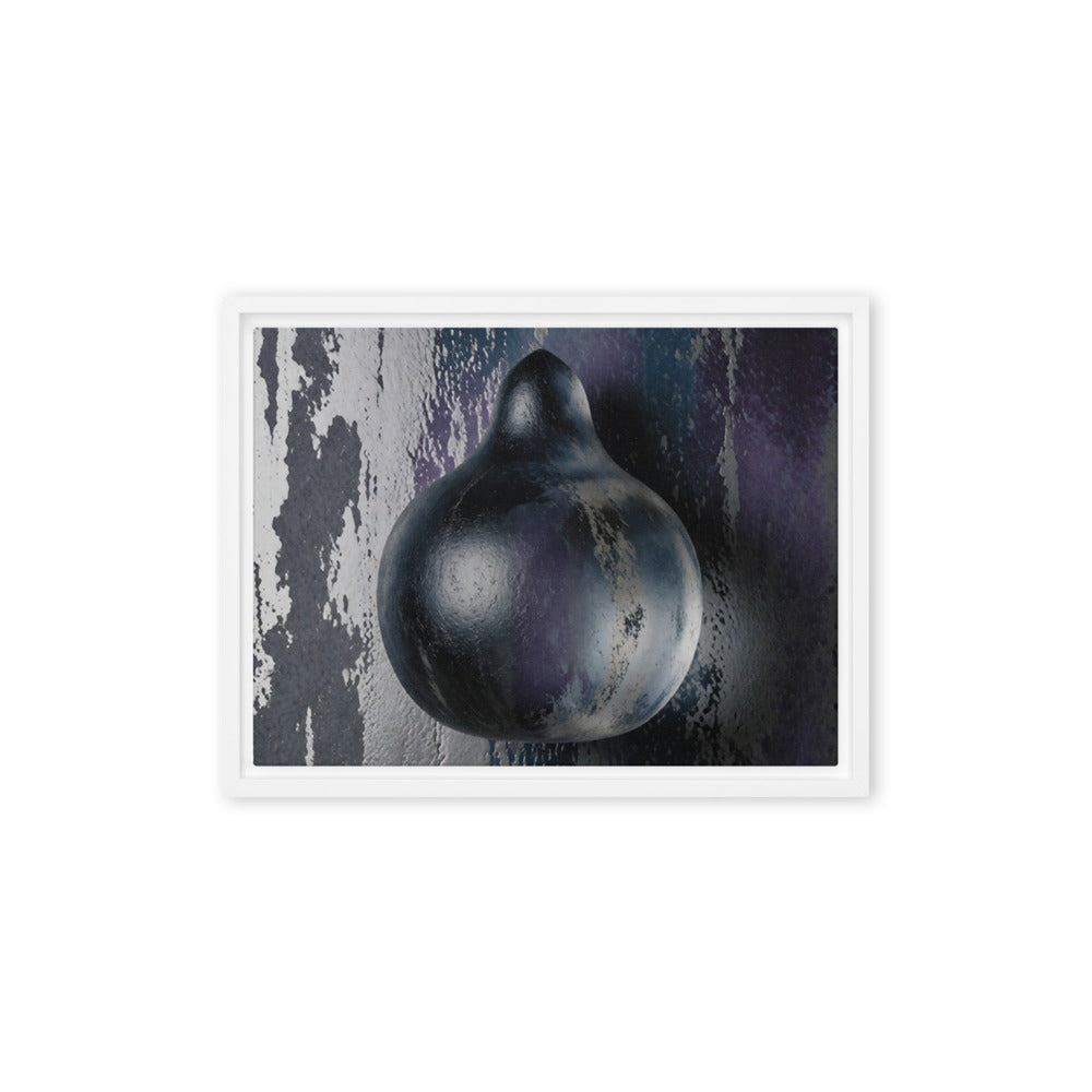 DROP — Framed Canvas, White, 12×16