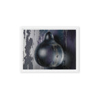 DROP — Framed Canvas, White, 12×16