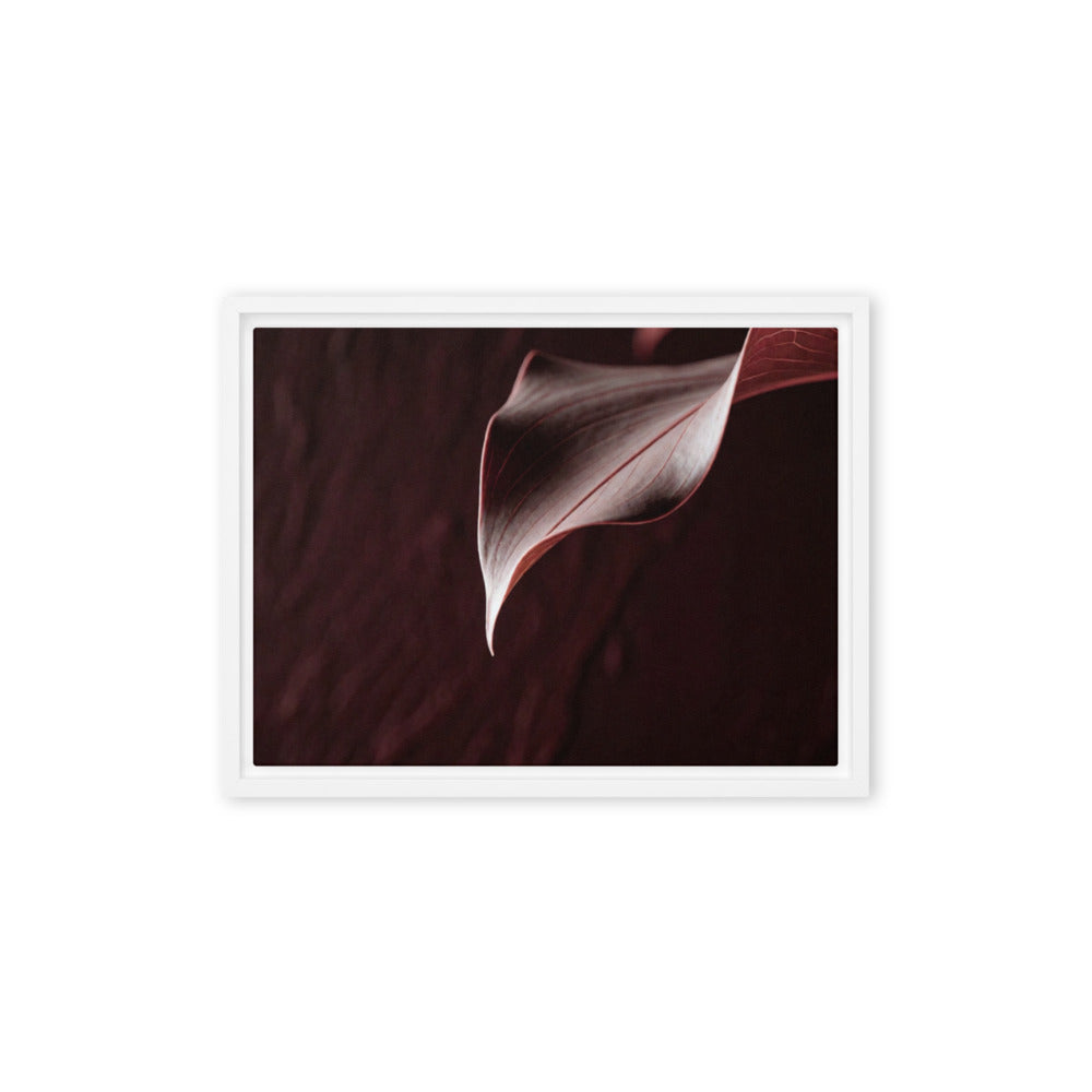 CRU — Framed Canvas, White, 12×16
