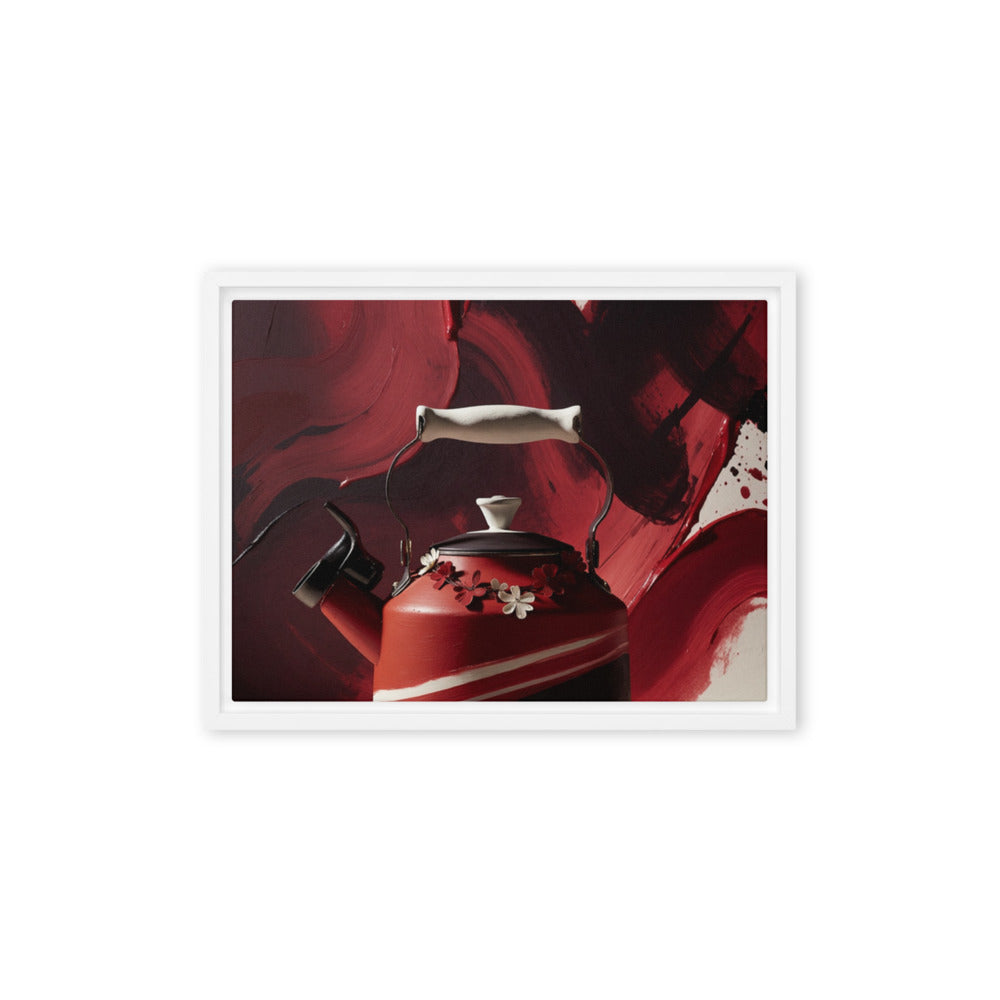 CARAFE — Framed Canvas, White, 12×16