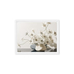 ALDER — Framed Canvas, White, 12×16