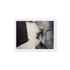 FIGURE — Framed Canvas, White, 12×16