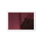 CARINENA — Framed Canvas, White, 12×18