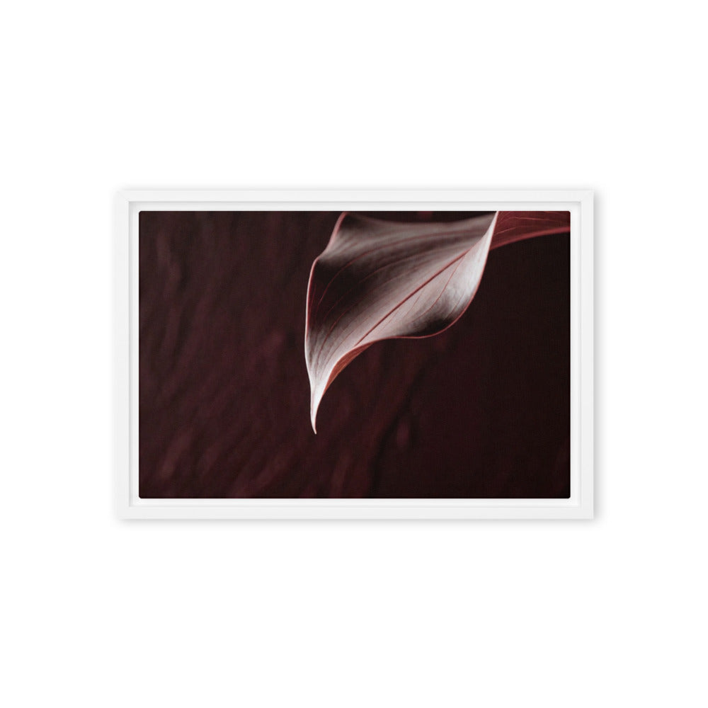 CRU — Framed Canvas, White, 12×18