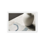 VESSEL — Framed Canvas, White, 12×18