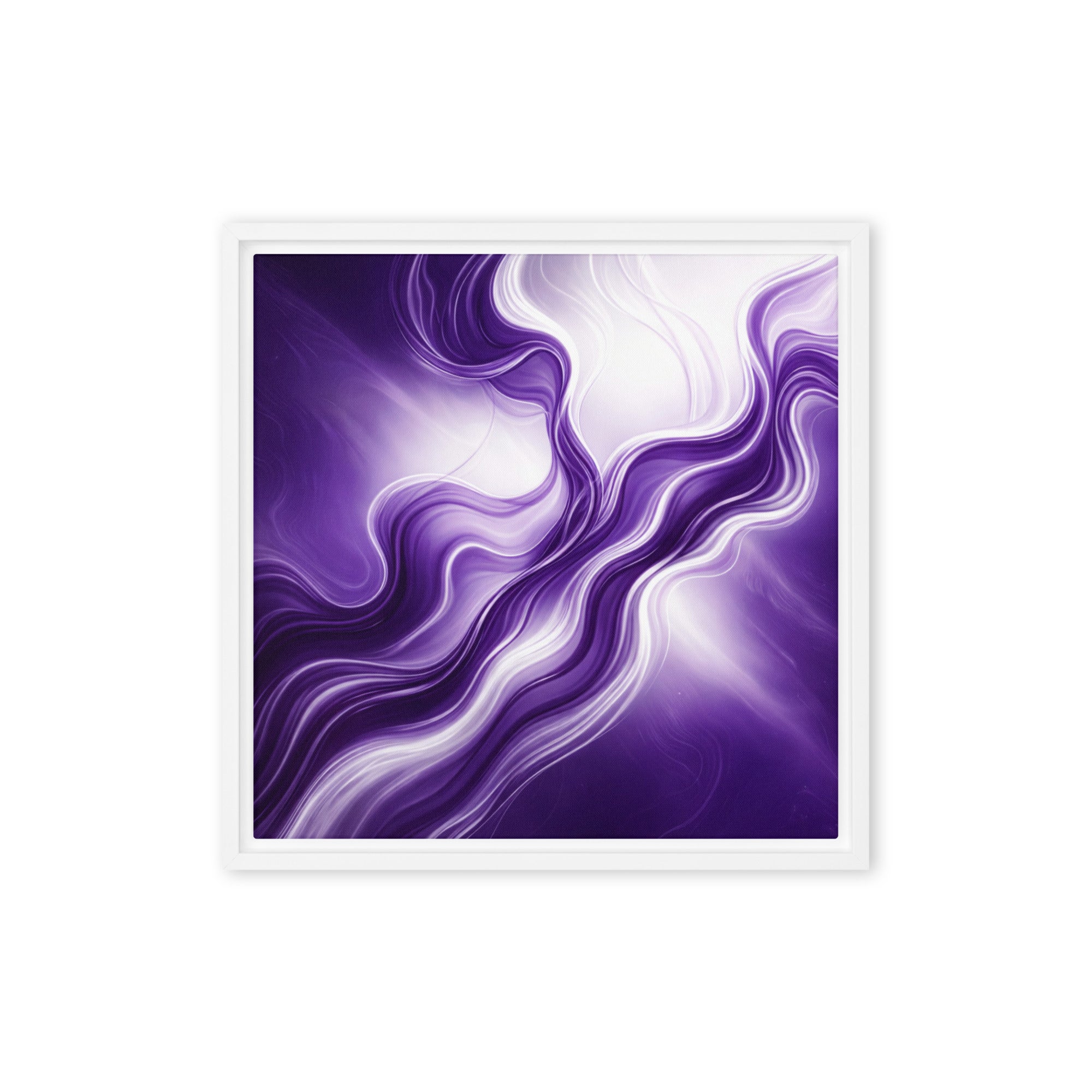 Silk framed canvas print front-facing product image in brown frame, 20 x 28 inch large size
