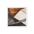 Printful official Framed Canvas mockup - White / 16″×16″