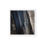 DRAG — Framed Canvas, White, 16×16