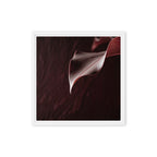 CRU — Framed Canvas, White, 16×16