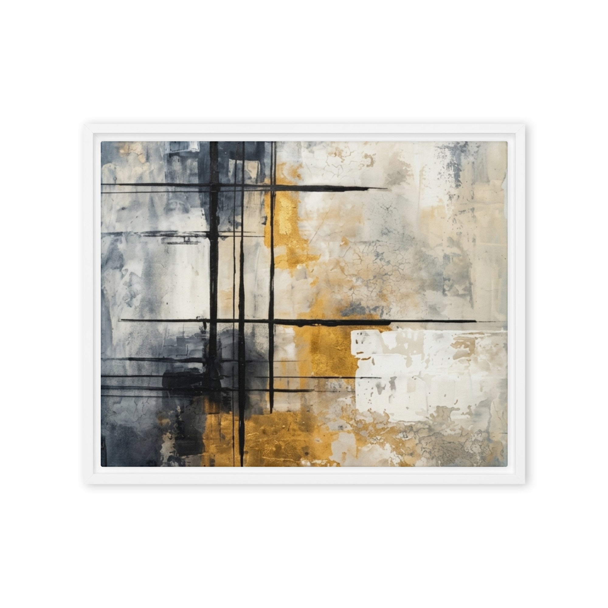 Elite wall art product image as a framed canvas print in brown frame, 20 x 30 inch large size