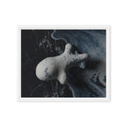 ASTEROID — Framed Canvas, White, 16×20