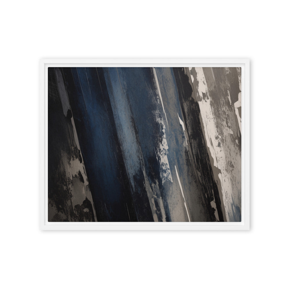 DRAG — Framed Canvas, White, 16×20