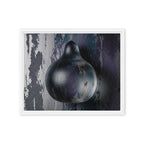 DROP — Framed Canvas, White, 16×20