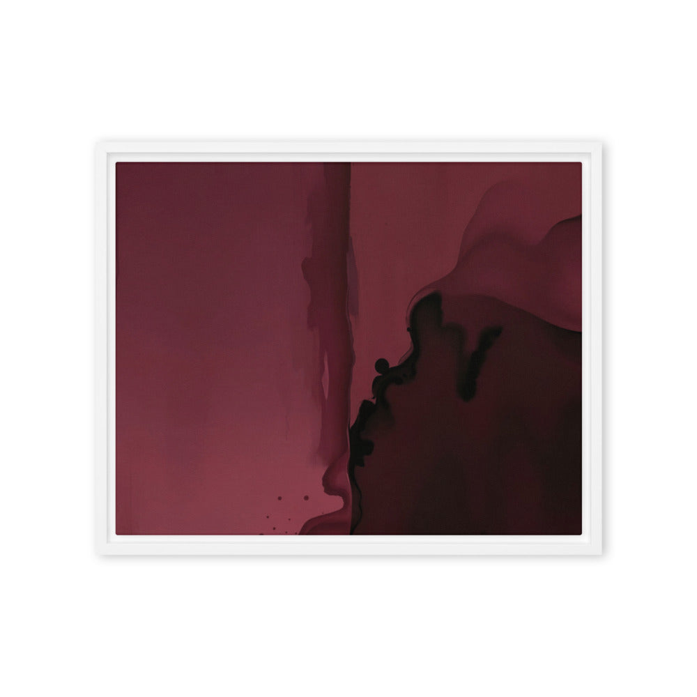 CARINENA — Framed Canvas, White, 16×20