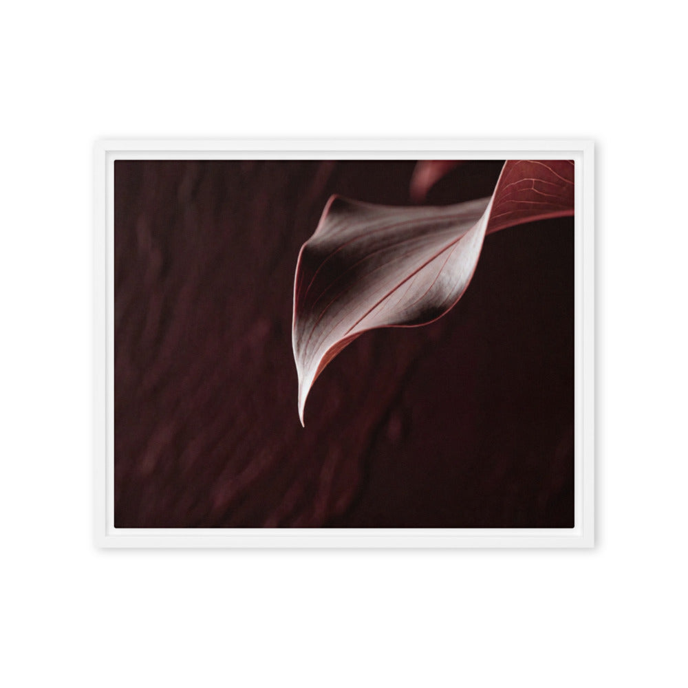 CRU — Framed Canvas, White, 16×20