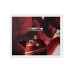 CARAFE — Framed Canvas, White, 16×20